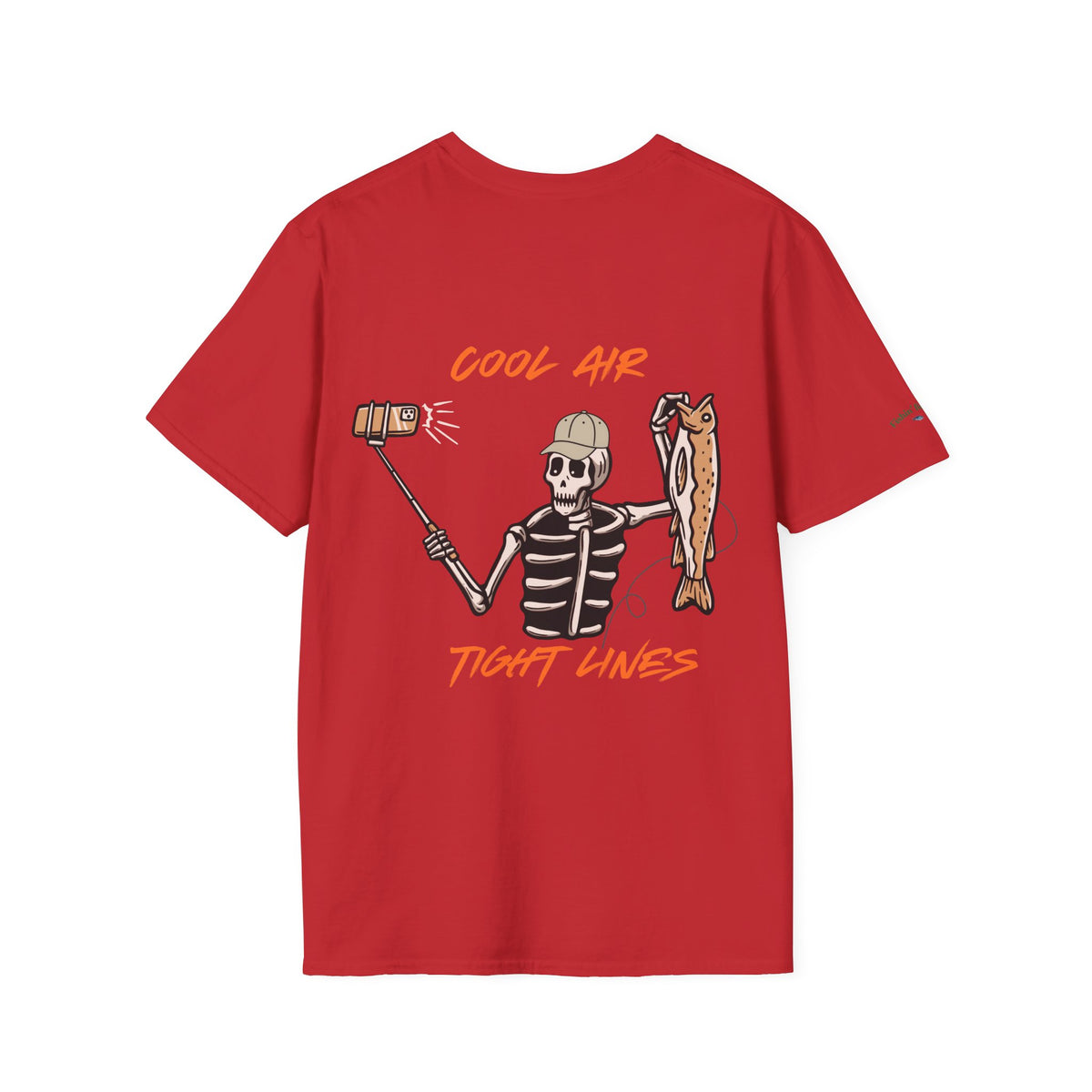 Fishin' Breezy T-Shirt | Minimal Fishing Graphic, Pocket-Style Shirt