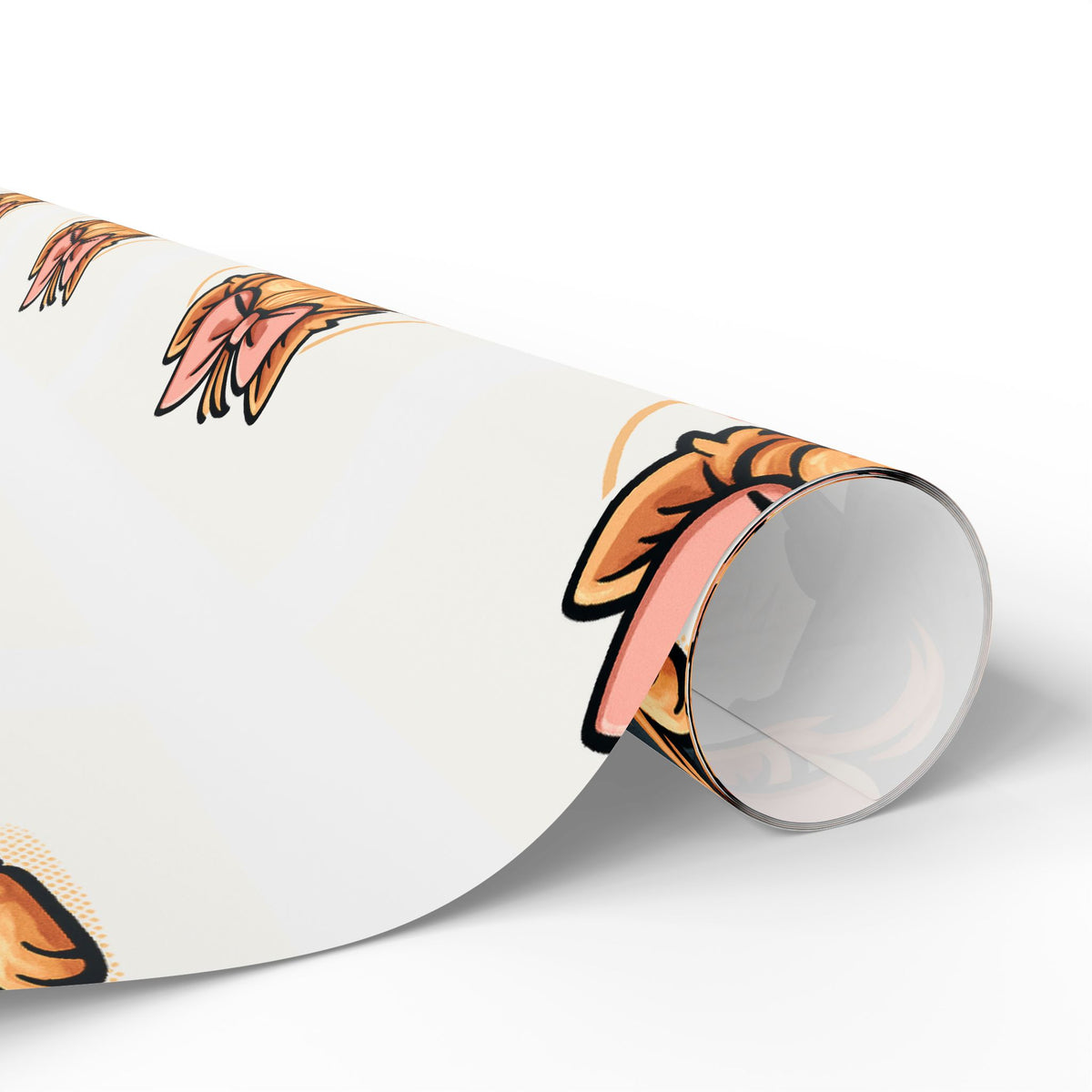 Cute Yorkie Pattern Wrapping Paper | Dog Print Gift Wrap Roll