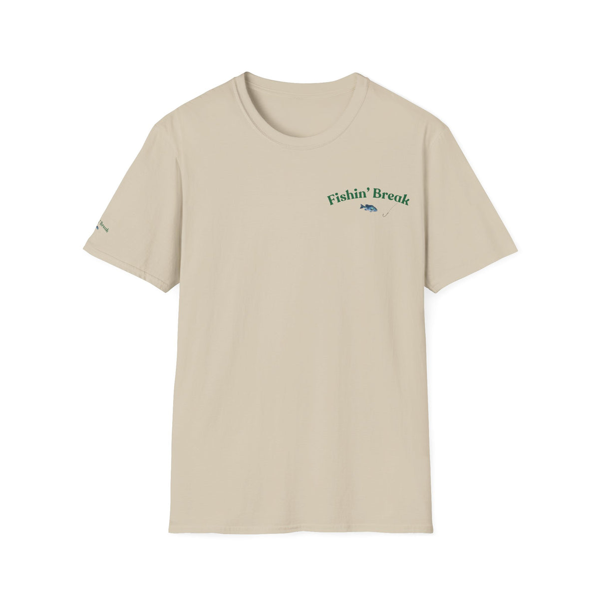 Fishin' Breezy T-Shirt | Minimal Fishing Graphic, Pocket-Style Shirt
