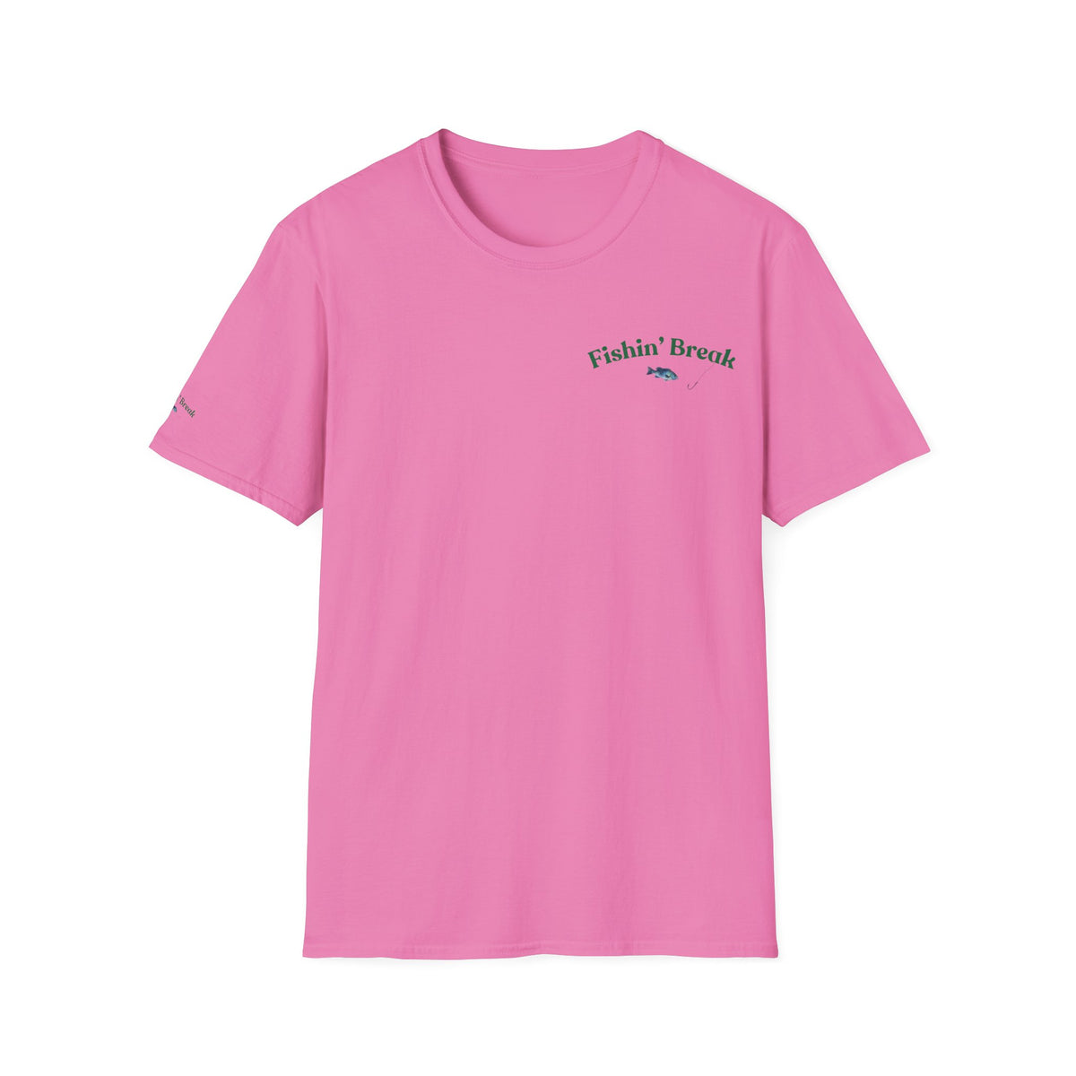 Fishin' Breezy T-Shirt | Minimal Fishing Graphic, Pocket-Style Shirt