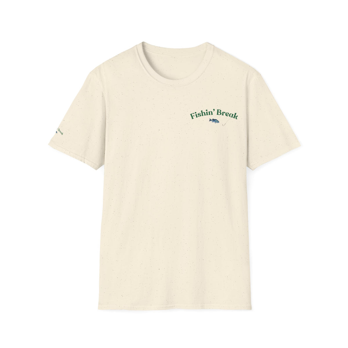 Fishin' Breezy T-Shirt | Minimal Fishing Graphic, Pocket-Style Shirt