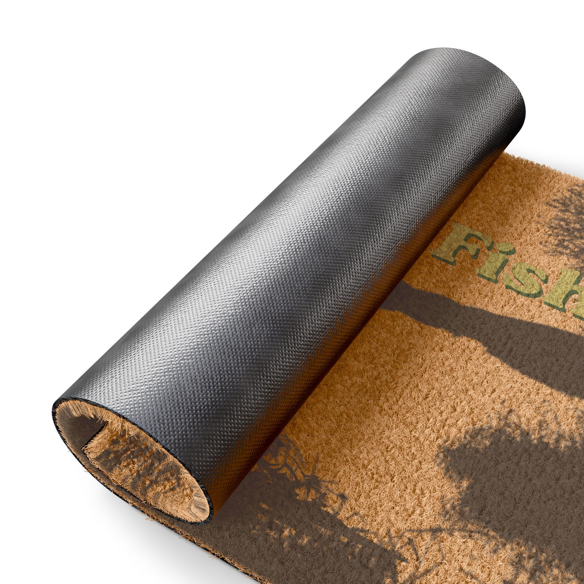 Doormat — "Probably out Fishin'" Lake Fishing Welcome Mat