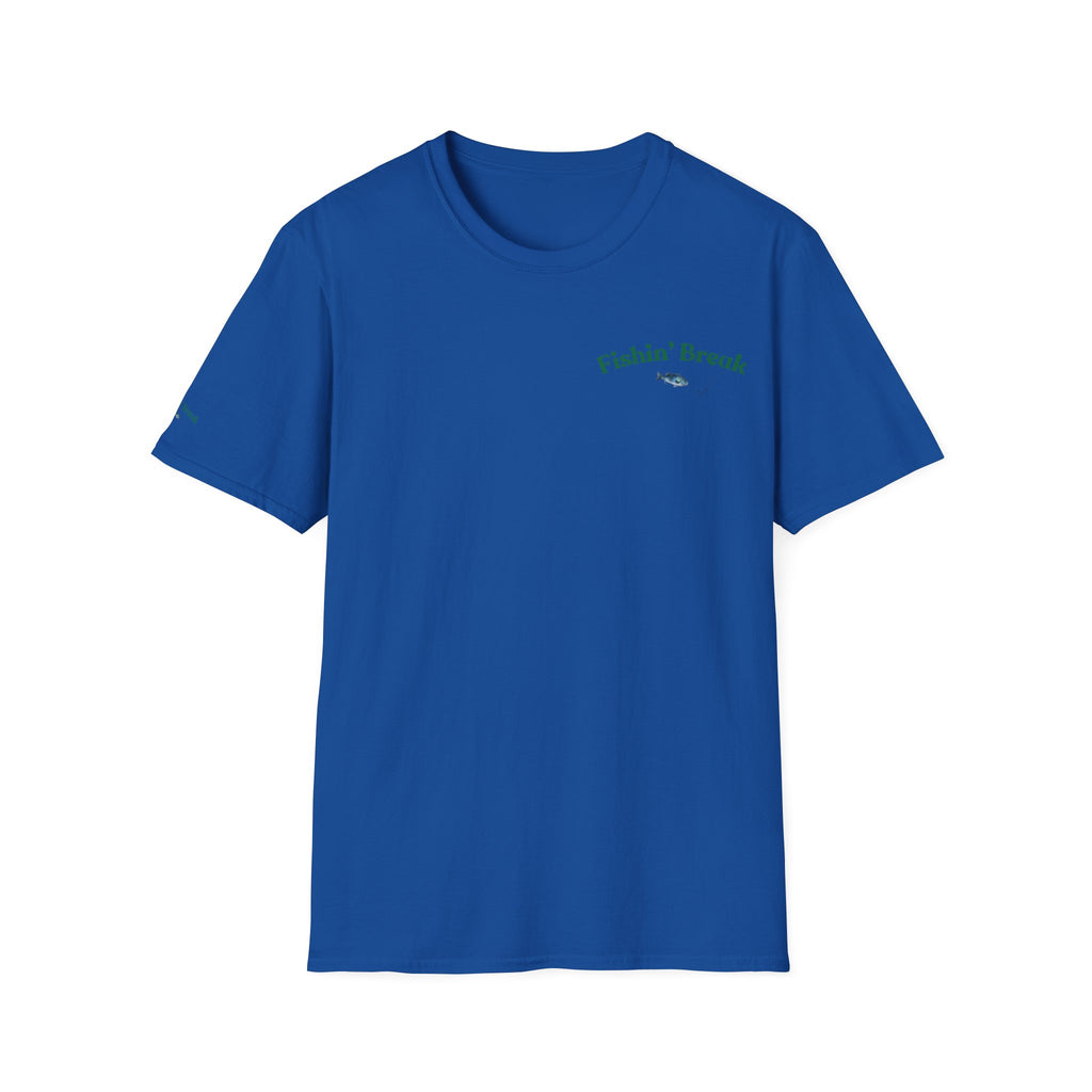 Fishin' Breezy T-Shirt | Minimal Fishing Graphic, Pocket-Style Shirt