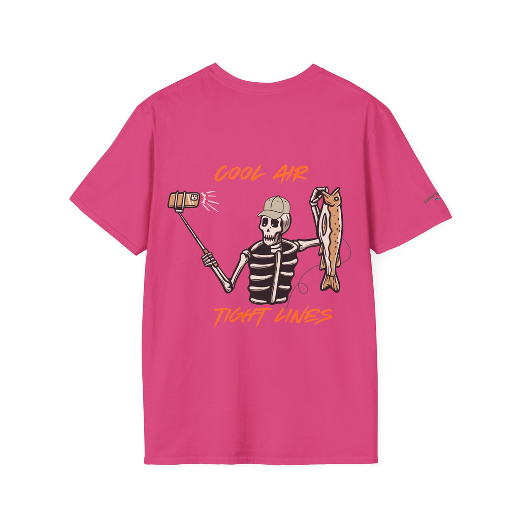 Fishin' Breezy T-Shirt | Minimal Fishing Graphic, Pocket-Style Shirt