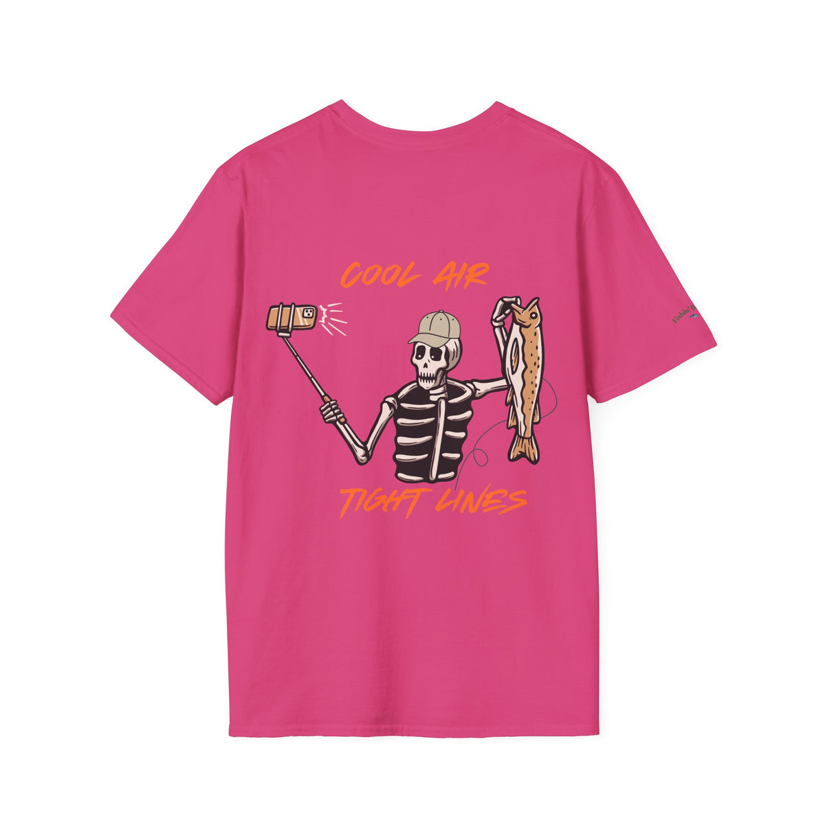 Fishin' Breezy T-Shirt | Minimal Fishing Graphic, Pocket-Style Shirt