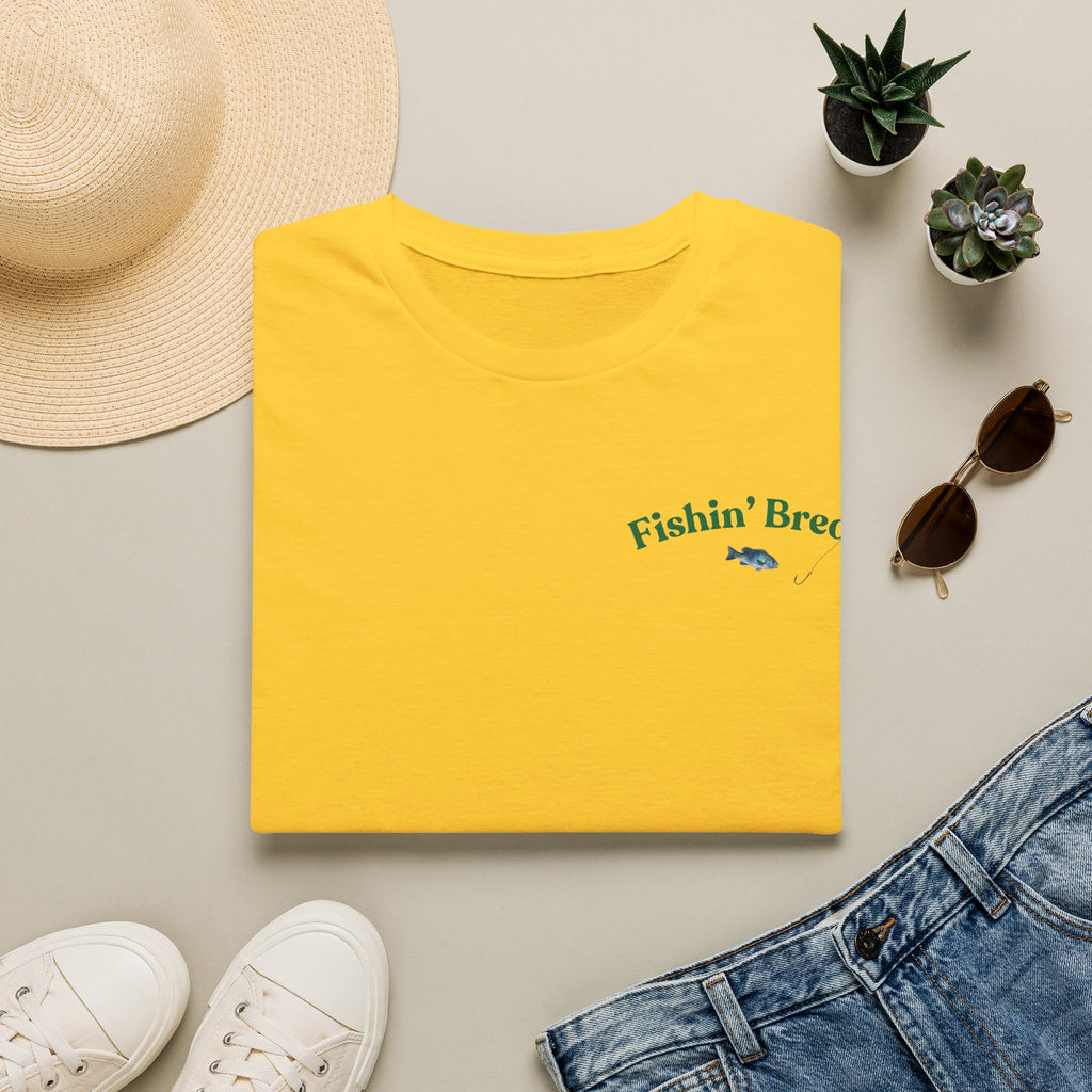 Fishin' Breezy T-Shirt | Minimal Fishing Graphic, Pocket-Style Shirt