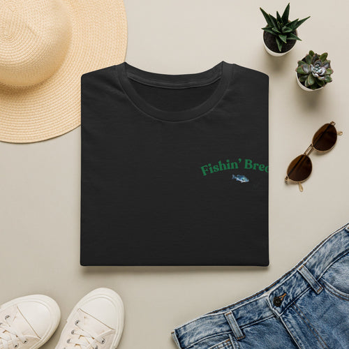 Fishin' Breezy T-Shirt | Minimal Fishing Graphic, Pocket-Style Shirt