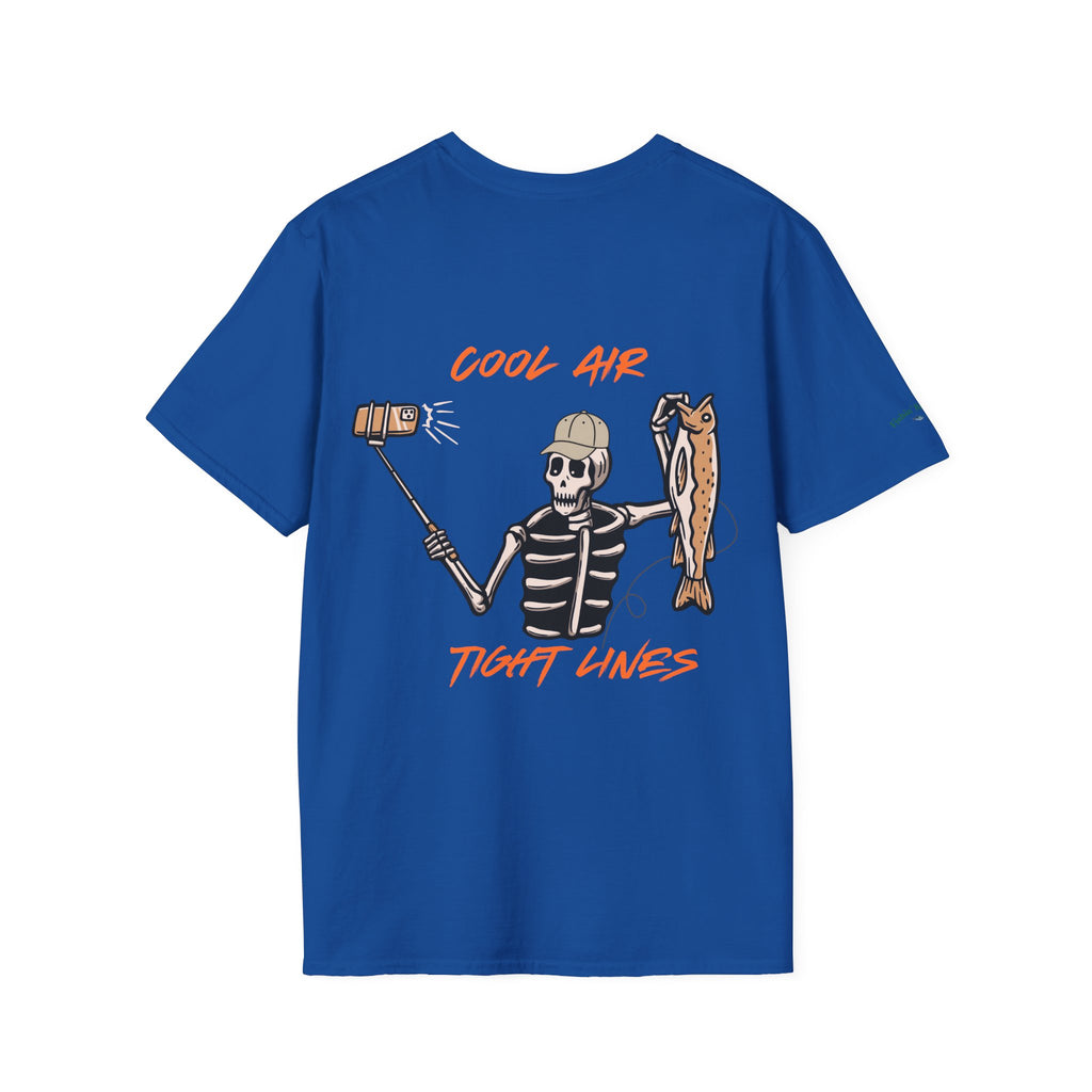 Fishin' Breezy T-Shirt | Minimal Fishing Graphic, Pocket-Style Shirt