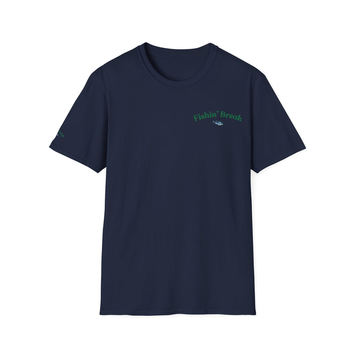 Fishin' Breezy T-Shirt | Minimal Fishing Graphic, Pocket-Style Shirt