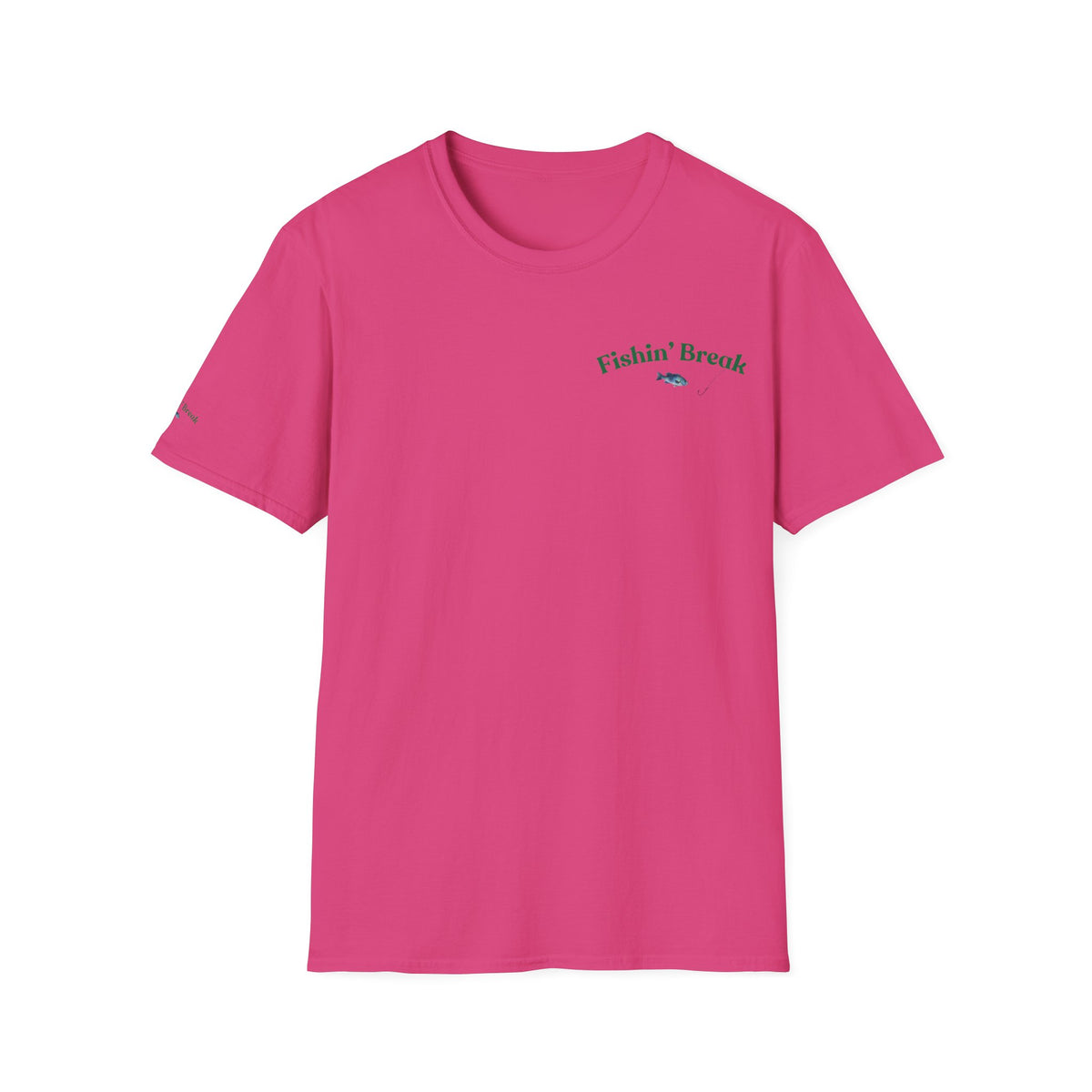 Fishin' Breezy T-Shirt | Minimal Fishing Graphic, Pocket-Style Shirt